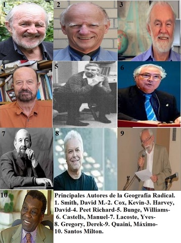 La Geografía Radical, Liberal y Marxista.