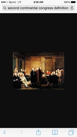 Socond continental congress