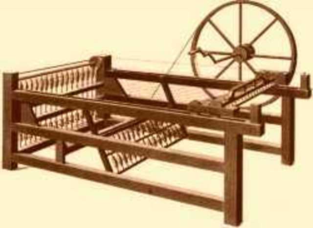 James Hargreaves invents the spinning jenny
