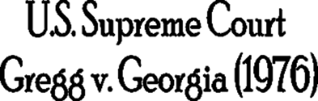 Gregg vs. Georgia