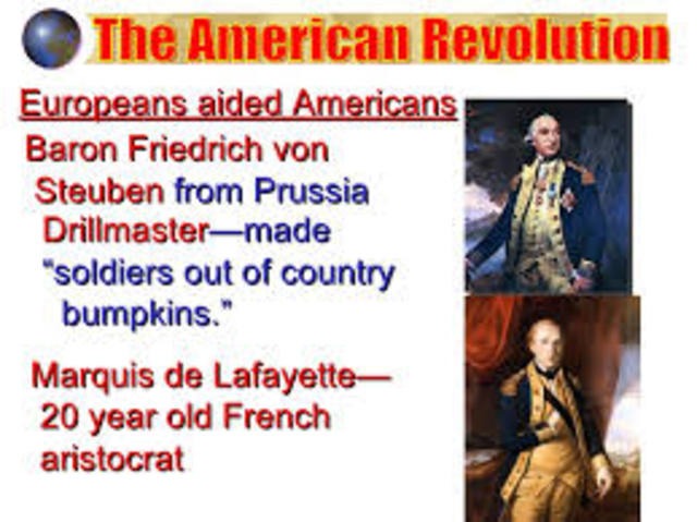 Friedrich von Steuben and Marquis de Lafayette