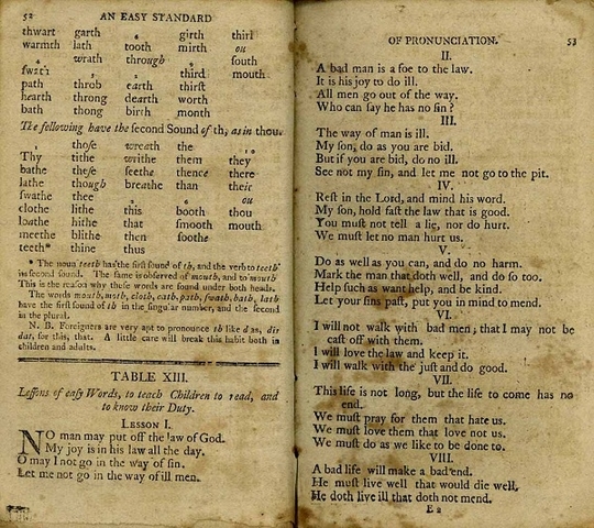 Noah Webster's "Blue Backed" Speller