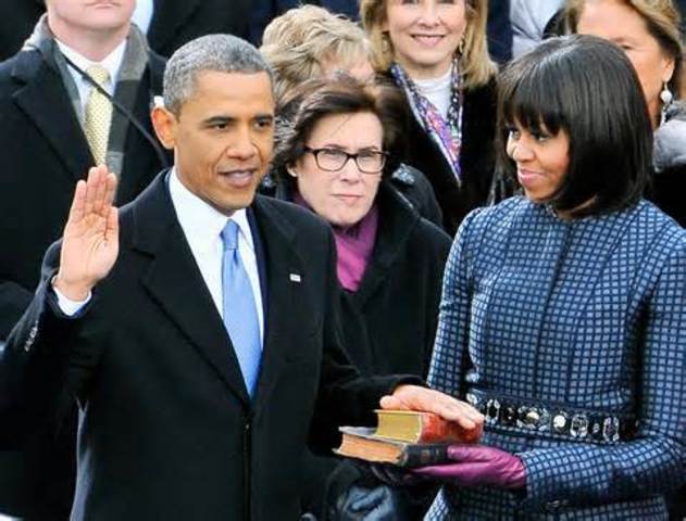 The inauguration of Barack Obama