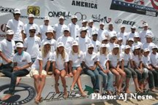 Joined the US national surf team