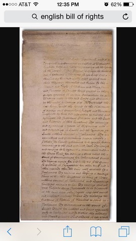 English bill of rights