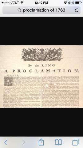 Proclamation of 1763