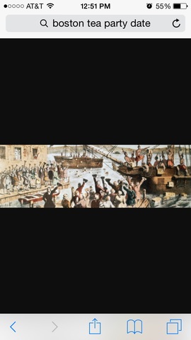 Boston tea party