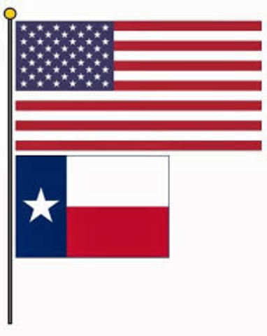 texas becomes a state in the united states