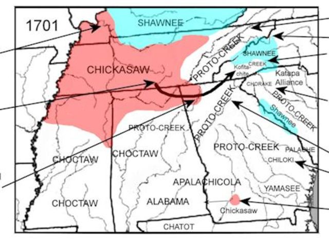 Chickasaw Removal from Land
