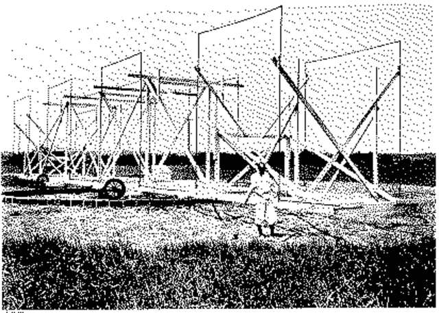se construyó las antenas de Radio Virginia