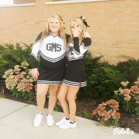 I became acheerleader