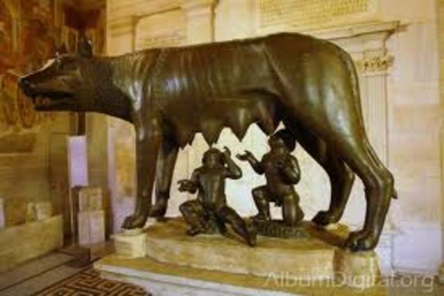 Inicio del Gob. de Rómulo en 753 a.C.