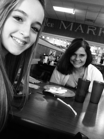 My birthday day with grandma