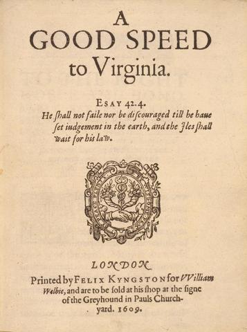 Virginia Company(s) Chartered