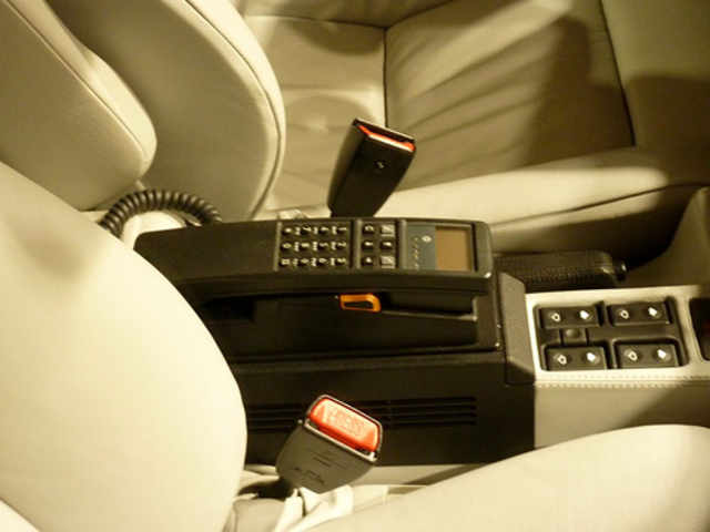 Vehicular cellular phone made public