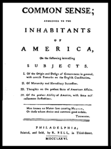 Publication Of Common Sense