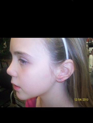 Getting my ears pierced