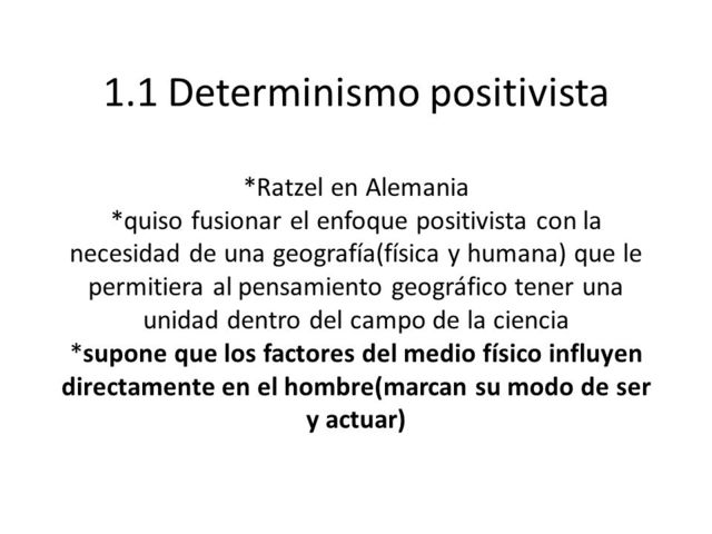 Determinismo Geográfico