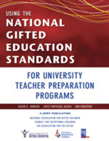 NAGC Teacher preparation standards for Gifted Education revised.