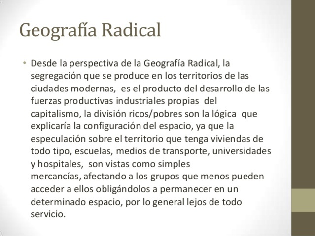 Geografía Radical