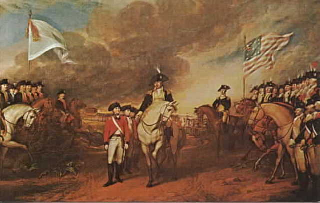 The British Surrender at Yorktown