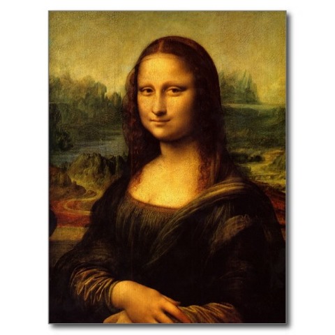 Da Vinci Paints Mona Lisa