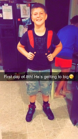first day of 8th grade