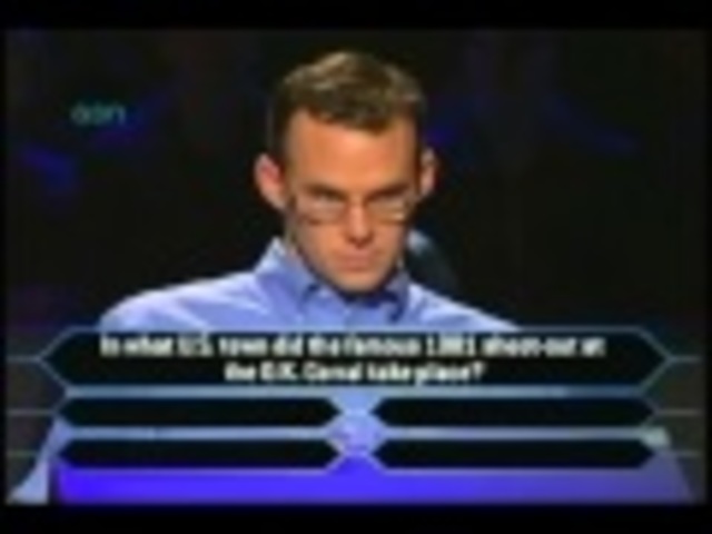 First Person to win $1,000,000 on Gameshow