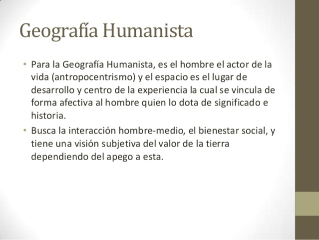 Geografía Humanista
