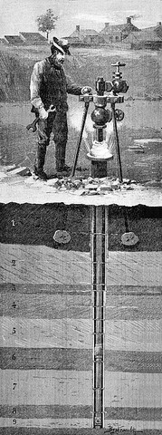 First Natural Gas Well