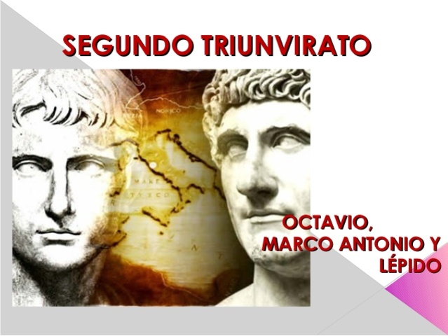 segundo triunvirato año: 43 a.c.