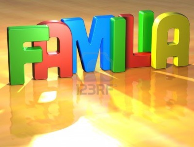 Inicio de la palabra FAMILIA