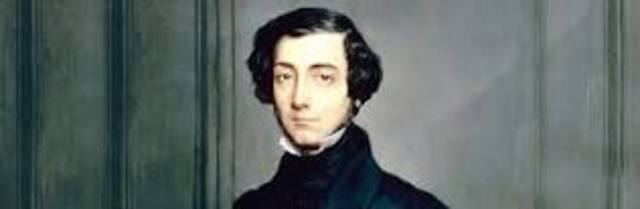 De Tocqueville travels to America