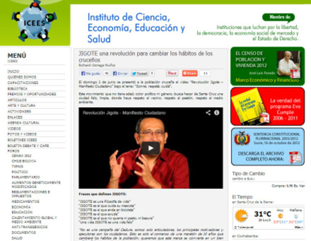 En la página del ICEES