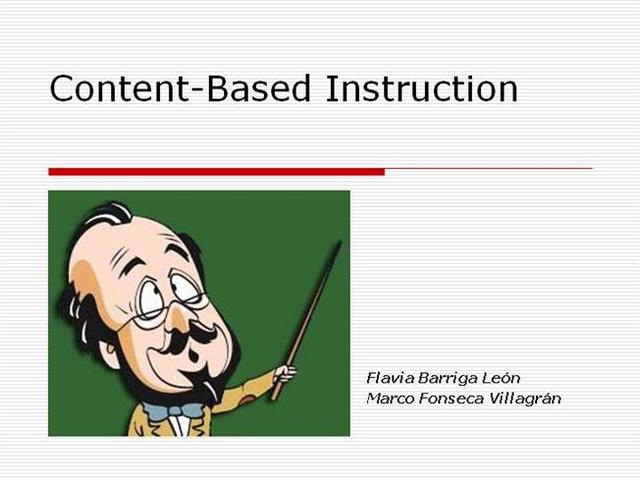 Content based instruction