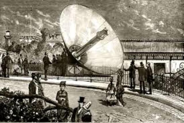1860 AD First Use of Solar Power