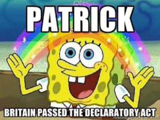 The Declaratory Act