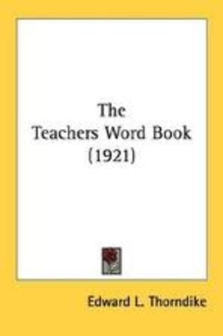 Teacher's Word Book