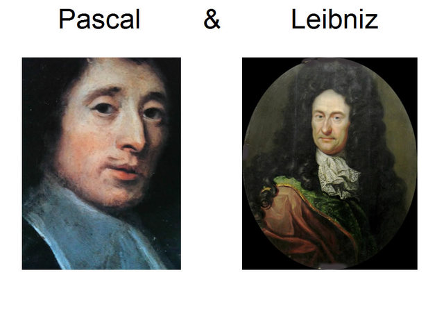 PASCAL Y LEIBNIZ GARNDE APORTADORES