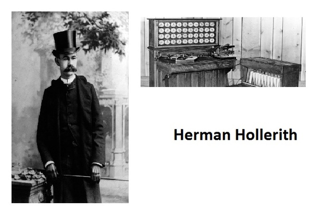 Fue el primero en usar las tarjetas perforadas como un instrumento de conteo rápido