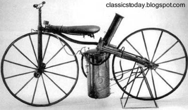 Primera motocicleta a vapor