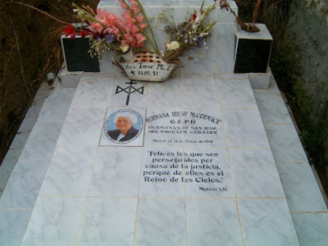 Sr Irene McCormack's Death