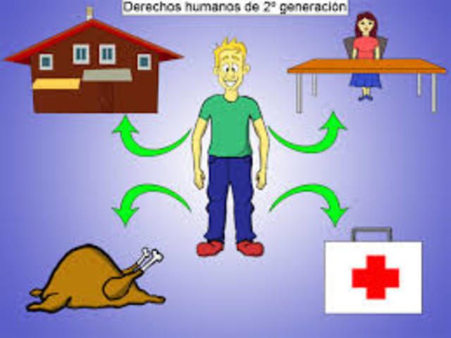 los derechos de la segunda generacion y su caracterizacion