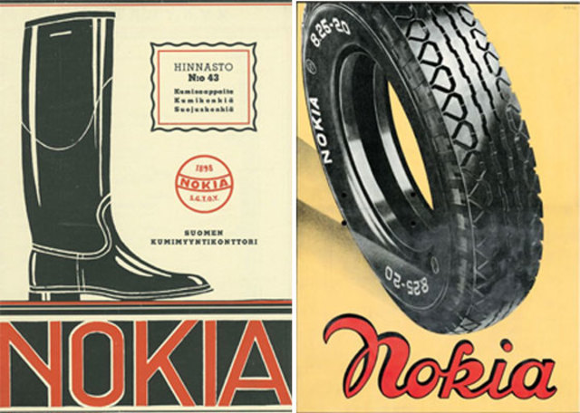 Nokia se vuelve una empresa de caucho