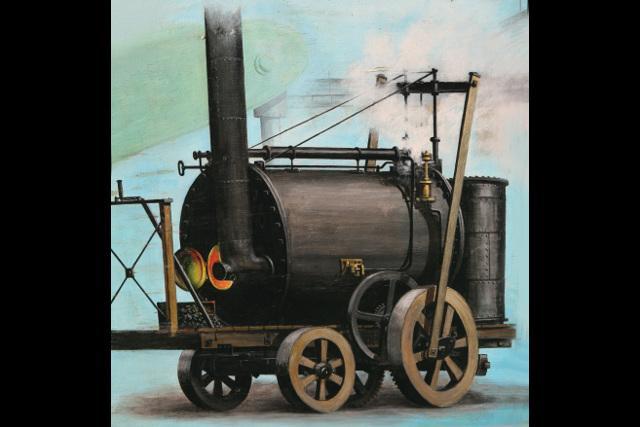 Richard Trevithick introduces his “Puffing Devil”