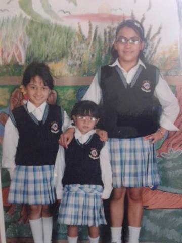 El 1° dia de clases de mi hermana menor