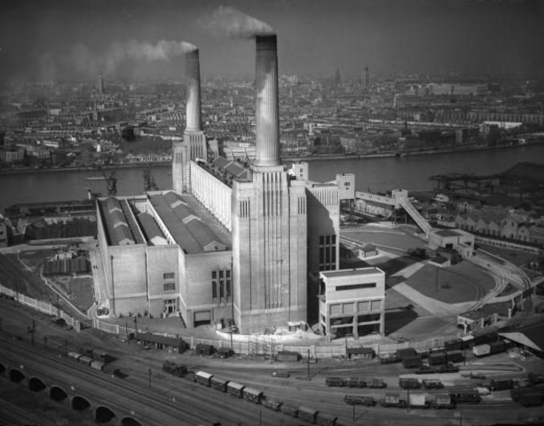 Exterior of Battersea Power Station 'A' is completed