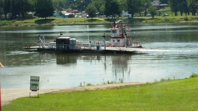 Rode the oldest working ferry boat.