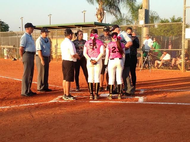 Softball team captain