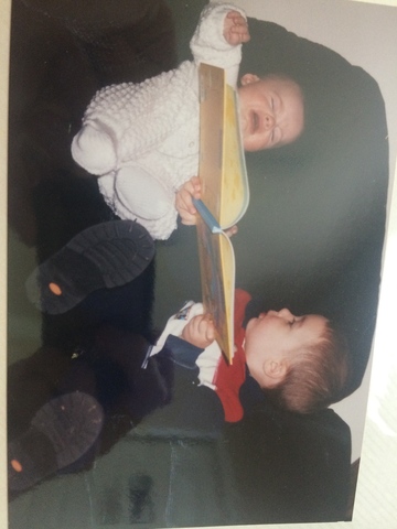 My brother assaults me with literature